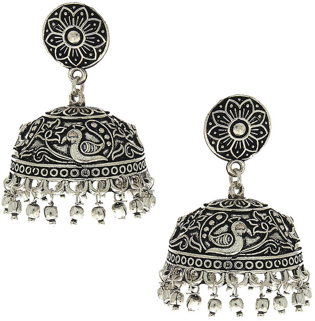 Pin by Vidushi Rathore on Stylish Earrings  Fancy jewelry Indian wedding  jewelry sets Silver jewelry fashion