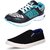 Chevit Men's COMBO Pack of 2 Outdoor Black Sneakers Shoes and Running Shoes (Casual Shoes)