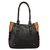 Levise London Luxury Handbags for Women - Premium Quality Spacious Shoulder Bag with Double Handle Strap-Black