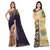 Anand Sarees Faux Georgette Blue_Brown And Multi Color Printed Combo Saree With Blouse Piece ( 1108_1_2942_3 )