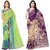 Anand Sarees Faux Georgette Green_Purple And Multi Color Printed Combo Saree With Blouse Piece ( 1115_2_1086_6 )