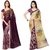 Anand Sarees Faux Georgette Purple_Maroon And Multi Color Printed Combo Saree With Blouse Piece ( 1108_3_2942_2 )