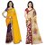 Anand Sarees Faux Georgette Yellow_Red And Multi Color Printed Combo Saree With Blouse Piece ( 1190_2_2942_4 )