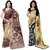 Anand Sarees Faux Georgette Brown_Blue And Multi Color Printed Combo Saree With Blouse Piece ( 1086_4_2942_1 )