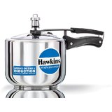 Hawkins Stainless Steel Pressure Cooker, 5 Litres