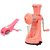 Kkart Pink Manual Juicer with Veg Cutter