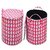 Sns Red Abstract Round Foldable Laundry Bag