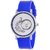 Glory Blue New style Peacock Dial Fancy Collection PU Analog Watch - For Women by miss