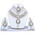 Jewels Guru Exclusive Golden White  Necklas Set      H995