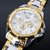 Rosara Stylish Mens Golden-Silver watches by miss