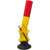 Moksha 12 Inch Transparent  Opaque Colors Acrylic Ice Bong, Water Pipe, Hookah ... (Transparent Rasta)