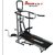 KAMACHI  Branded 4 IN 1 Manual Treadmill JOGGER  TOP QUALITY HEAVY WEIGHT