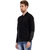Celio Men Black solid Cotton Polyester Sweatshirt