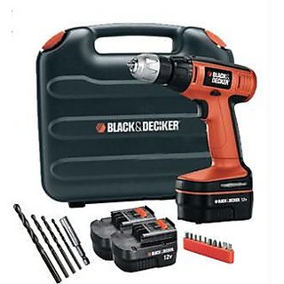 Buy Black Decker Epc12 12V Cordless Drill Driver 16Pcs Kit Online