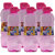 GPET Fridge Water Bottle Daisy 1 Ltr Pink  Set of 6