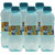 GPET Fridge Water Bottle Daisy 1 Ltr Sea Green  Set of 6