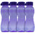GPET Iceberg BPA Free Fridge Water Bottle 500 ml Purple  Set of 4