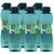 G-PET Fridge Water Bottle Lily 1 Ltr. Grey - Set of 6