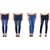 Red Code Stylish Multicolor Denim Jeans For Women (Pack of 4)