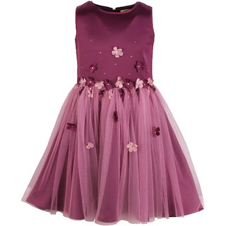 Buy CUTECUMBER Purple Girls Dress Online 999 from ShopClues