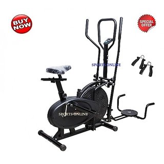 BRANDED MULTI ORBITRACK 3 IN 1 ELLIPTICAL BIKE EXERCISE CYCLE HOME GYM ...