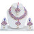 Jewels Capital Exclusive Blue Pink White Necklace Set / S 3540