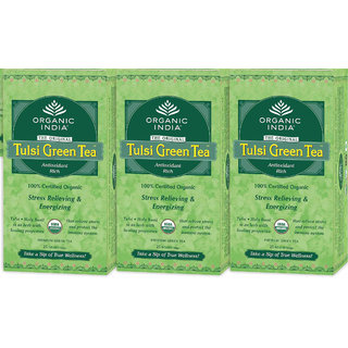 Organic India Green Tea Bag - Pack Of 3