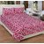 Home Castle 100 Cotton Pink Abstract Double Bedsheet With 2 Pillow Covers (CTN-BST-HC-114)