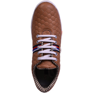 Luxurious Men Messi Men Tan Lace-up Casual Shoes 2025 at ShopCircuit | ONDC