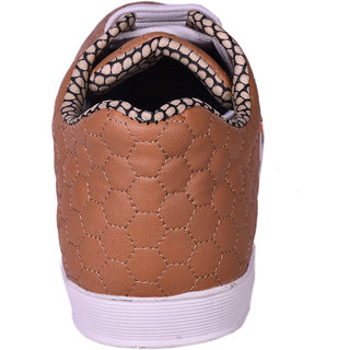 Luxurious Men Messi Men Tan Lace-up Casual Shoes 2025 at ShopCircuit | ONDC