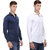 Red Code Solid pack of 2 Casual shirts for men