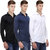 Red Code Solid pack of 3 Casual shirts for men