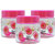 GPET Print Magic Container 500 ml  Pink (Pack of 3)