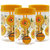 GPET Print Magic Container 450 ml  Yellow (Pack of 3)