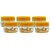 GPET Print Magic Container 150 ml  Yellow (Pack Of 6  )