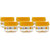 GPET Print Magic Container 50 ml  Yellow (Pack Of 6 )