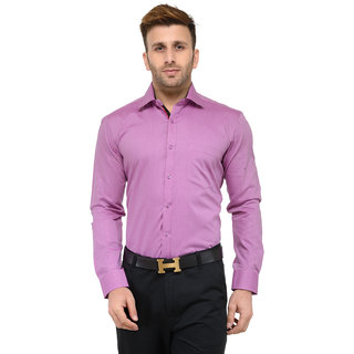 violet formal shirt
