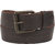 Aditi Wasan Genuine Leather Rugged Brown Belt