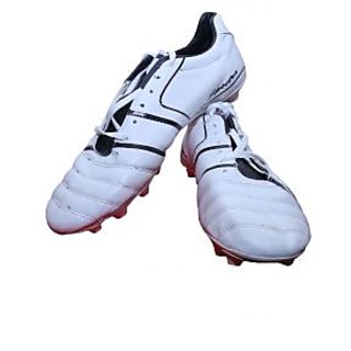 sega white football shoes