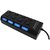 High speed 4 Ports USB 2.0 Hub with On / Off Switch