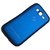 Samsung grand neo hard silicone royal blue back case cover