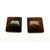 Semi precious loose gemstone, mahogany obsidian square cabochon gemstone