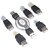 6 in 1 Multifunctional USB Retractable Cable RJ45 RJ11 Connector Adapter kit