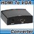 HDMI TO VGA VIDEO + AUDIO CONVERTER ADAPTER