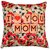 Valtellina I love u Mom floral print cushion cover VLCU-014