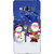 MRIGANK  Samsung Galaxy Z3 Mobile Phone Back Cover With Santa And Snowman - Durable Matte Finish Hard Plastic Slim Case