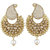 Jewels Capital Exclusive Golden White Earring Set / S 3656