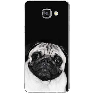 Fuson Designer Phone Back Case Cover Samsung Galaxy On7 Pro ( Pug In Black )