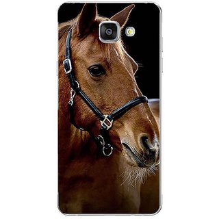 Fuson Designer Phone Back Case Cover Samsung Galaxy On7 Pro ( Horse In Brown )