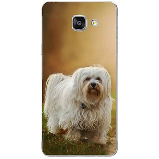 Fuson Designer Phone Back Case Cover Samsung Galaxy On7 Pro ( Dog Playing In The Evening )